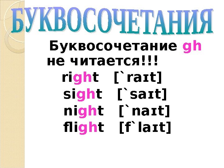 Английский язык сочетание. Чтение GH В английском языке. Правила чтения GH В английском. Чтение буквосочетания GH В английском языке. Сочетание букв GH В английском языке.