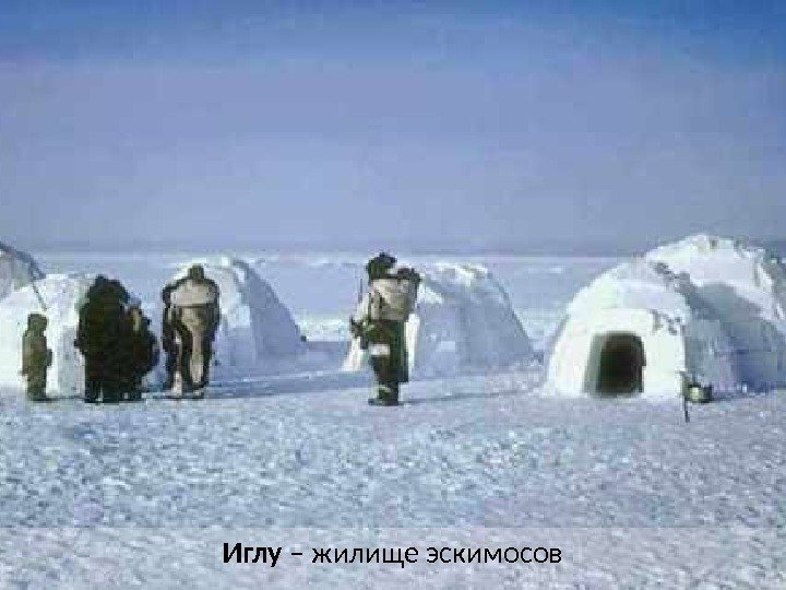 Иглу – жилище эскимосов 