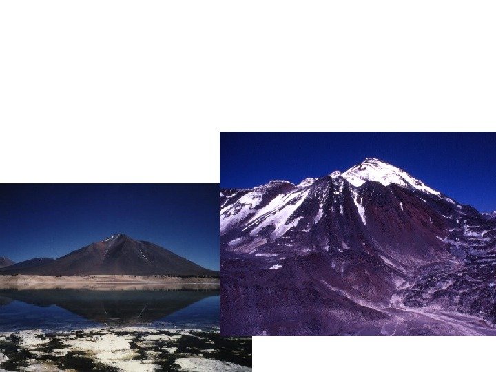 Самый высокий вулкан Охос-дель-Саладо – 6882 м. ,  располагается в Аргентине, у самой