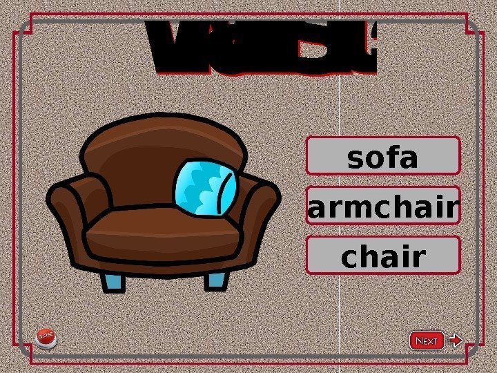 sofa chairarmchair. What is it? 