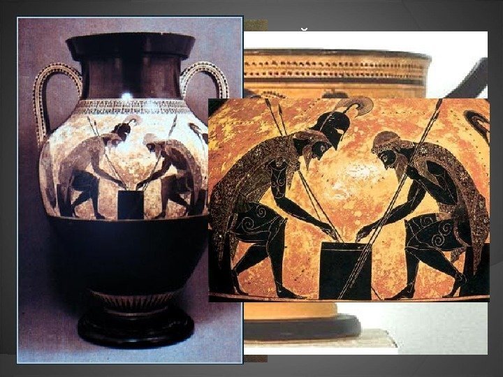 3. Искусство греческой вазописи. (профиль) Древнегреческая вазопись — понятие, применяемое для нанесённой с помощью