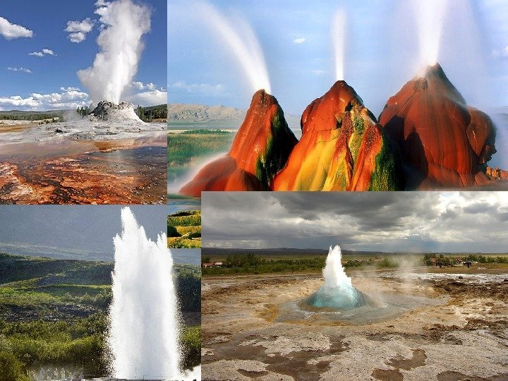 Эндогенные магматические эффузивные процессы - вулканизм • Фумаролы – результат выбросов газов (разновидность –