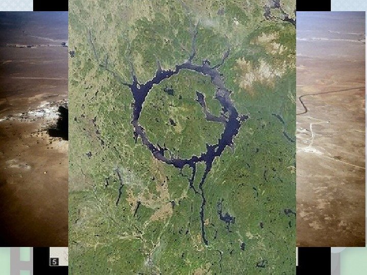 Космогенный фактор Падение метеоритов - образование ударных кратеров (астроблем) Вредефорт (ЮАР) Попигай (Россия) Аризонский