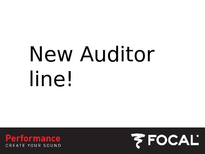 New Auditor line! 