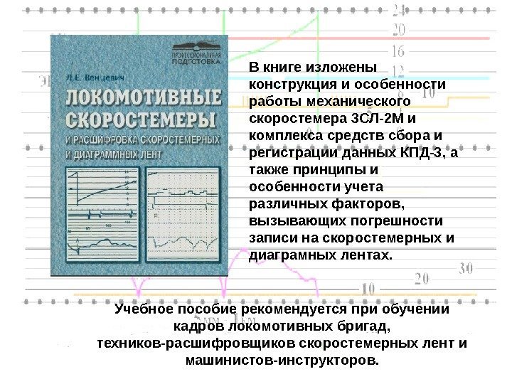   В книге изложены конструкция и особенности работы механического скоростемера 3 СЛ-2 М