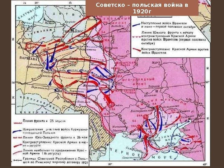 Советско – польская война в 1920 г 