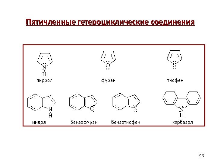 Пятичленные гетероциклические соединения 96 