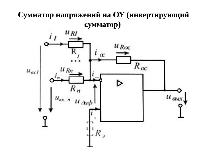 Сумматор напряжения