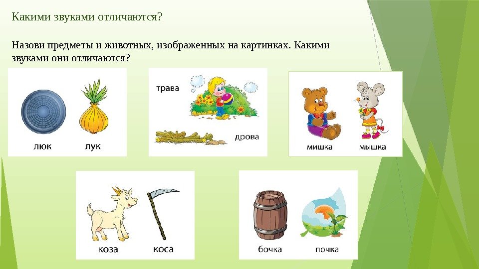 Презентация фонематический слух игры