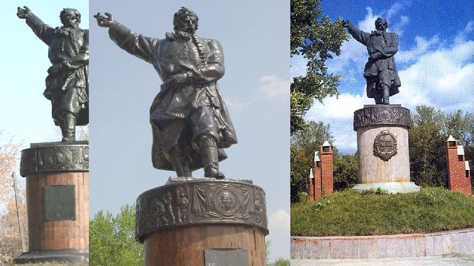 Памятник А. Колобова,  воссозданный    А. Н.  Горшковым  и
