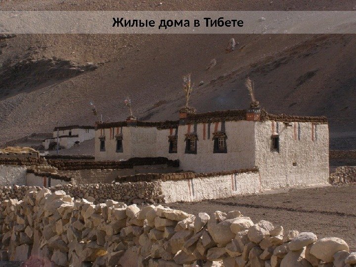 Жилые дома в Тибете 