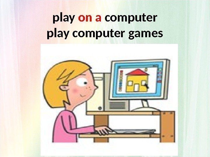 play on a computer play computer games 
