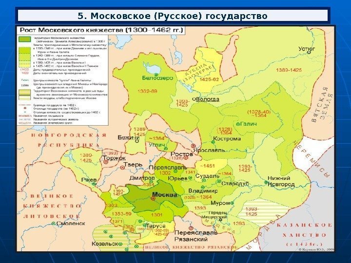 5. Московское (Русское) государство 