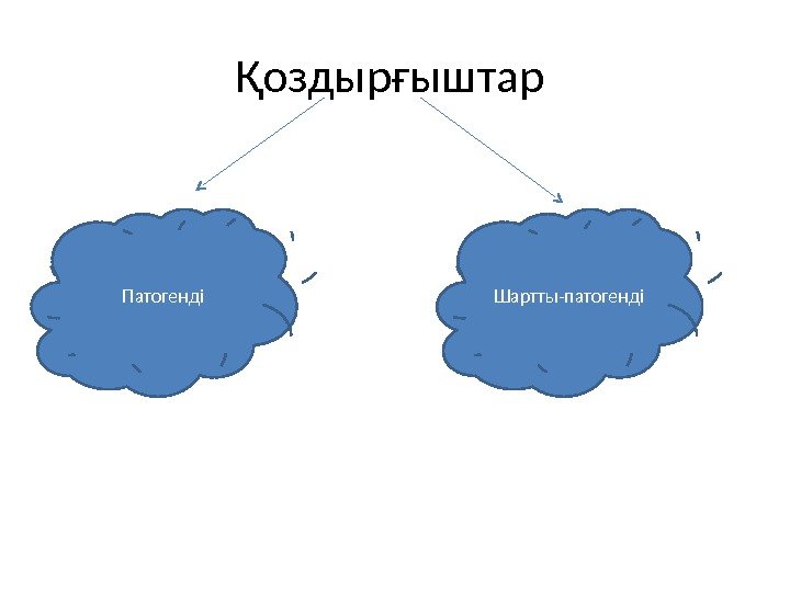 Қоздырғыштар Патогенді Шартты-патогенді 