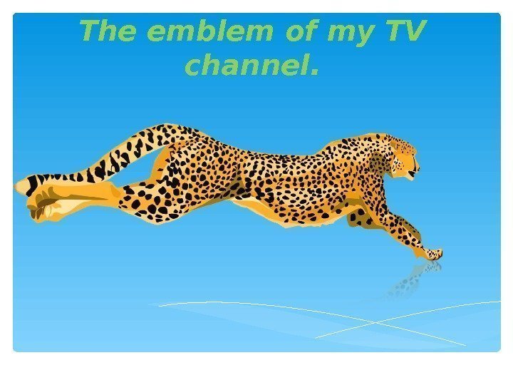 The emblem of my TV channel.  