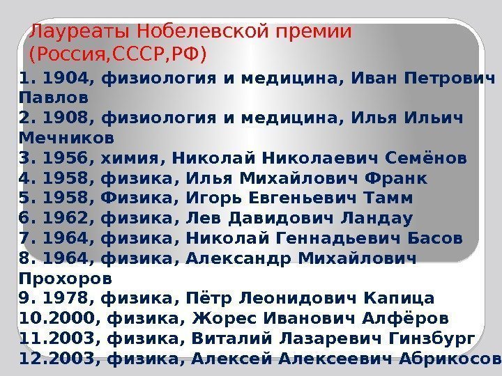 Русские получившие нобелевскую премию. Нобелевские лауреаты из России список. Советские лауреаты Нобелевской премии. Российские лауреаты Нобелевской премии. Лауреаты Нобелевской премии СССР И России.