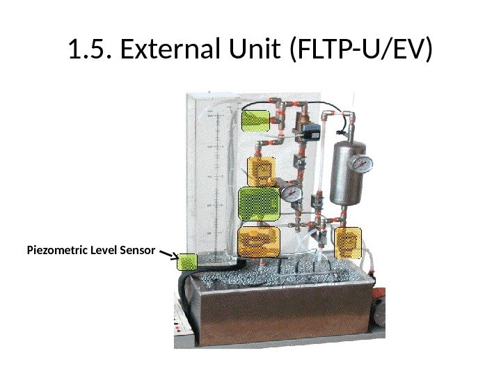 1. 5. External Unit (FLTP-U/EV) Piezometric Level Sensor 