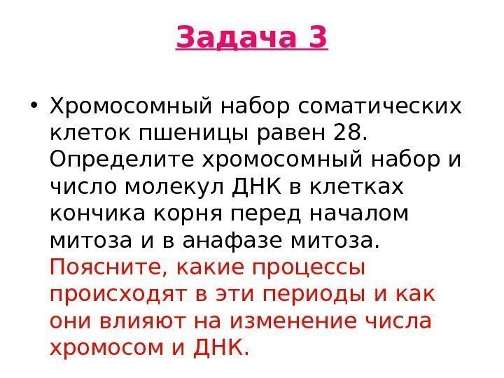 Хромосомный набор соматических клеток пшеницы