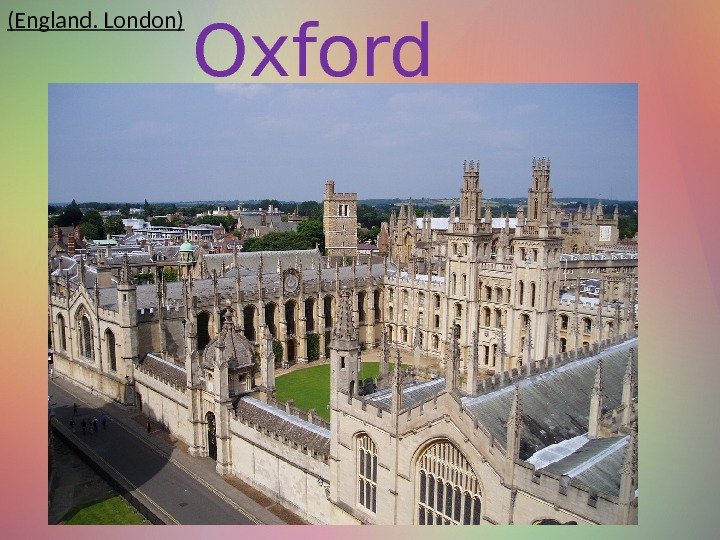 (England. London) Oxford 