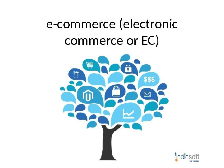 e-commerce (electronic commerce or EC) 