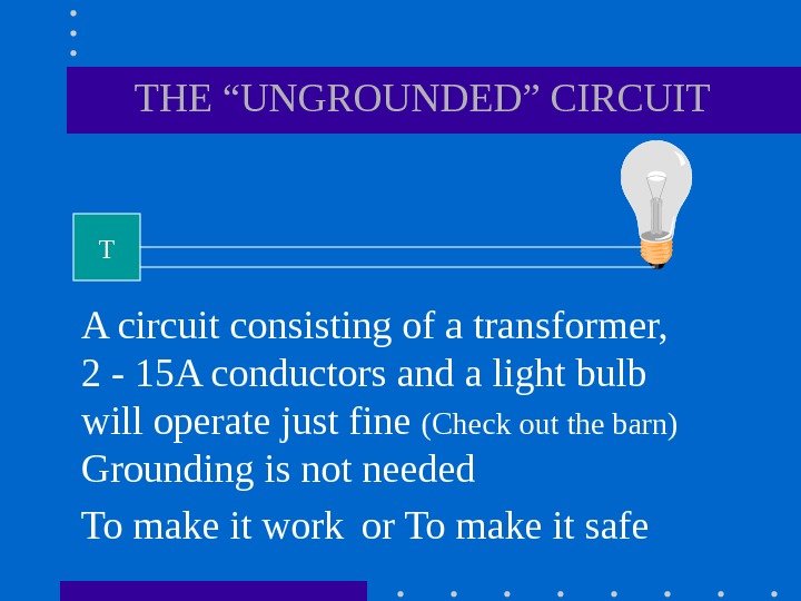   T A circuit consisting of a transformer, 2 - 15 A conductors