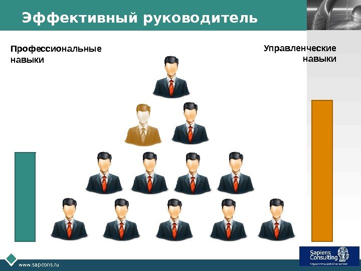 LOGO www. sapcons. ru Эффективный руководитель Профессиональные навыки Управленческие навыки 