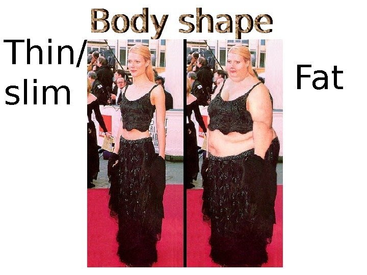 Thin/ slim Fat 