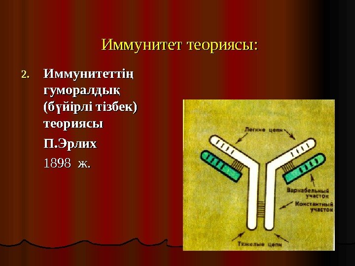   Иммунитет теориясы: 2. 2. Иммунитетті ң гуморалды  қгуморалды қ (б йірлі