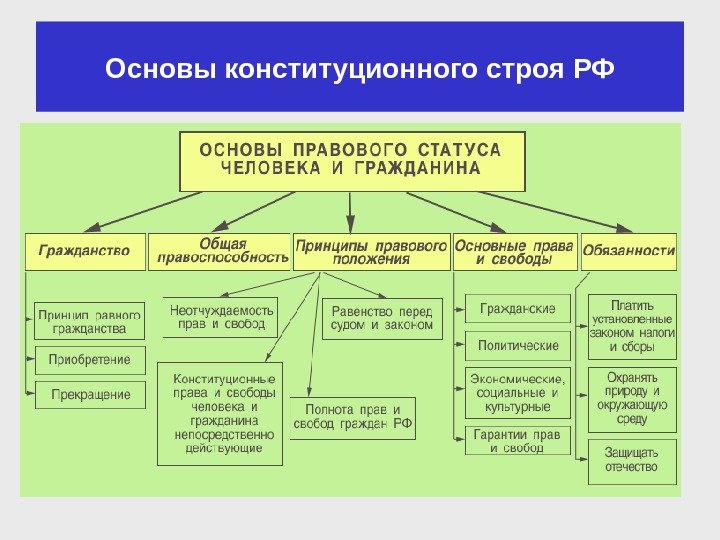 Основы конституционного строя РФ 