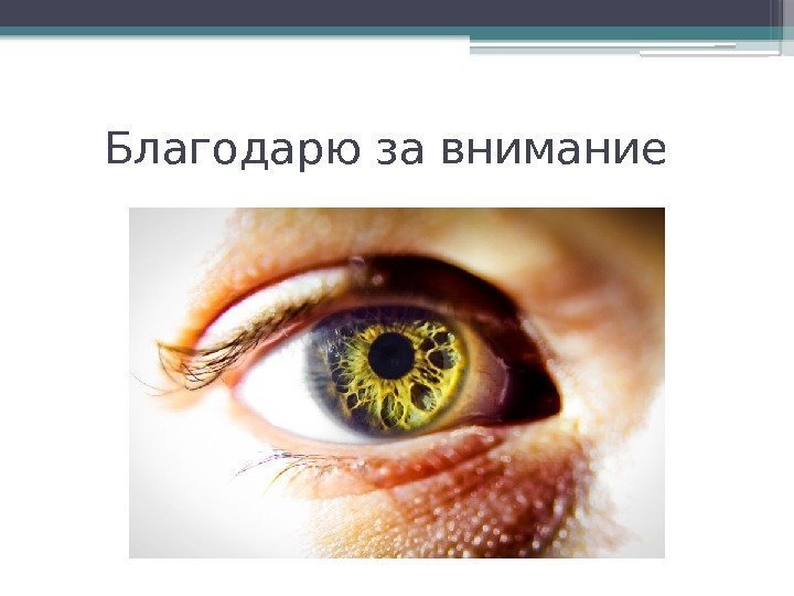  Благодарю за внимание     