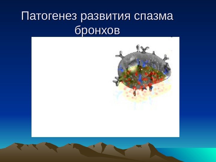 Патогенез развития спазма бронхов 