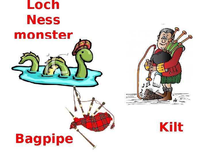 Loch Ness monster Kilt Bagpipe 