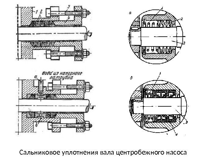 Сальниковое уплотнение чертеж