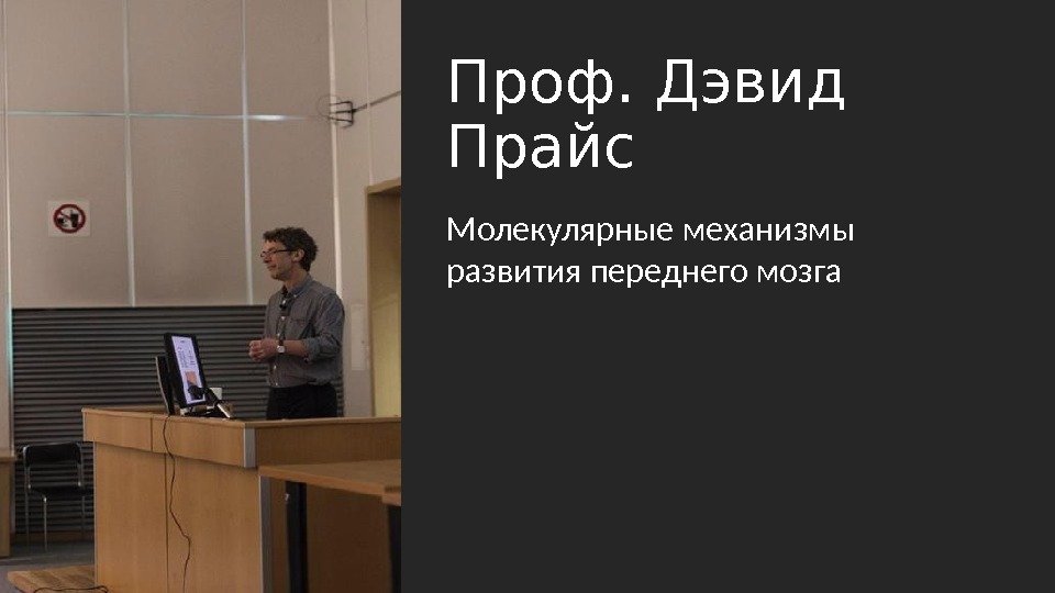 Проф. Дэвид Прайс Молекулярные механизмы развития переднего мозга 