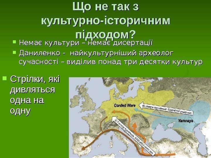 Що не так з культурно-історичним підходом?  Немає культури – немає дисертації Даниленко -