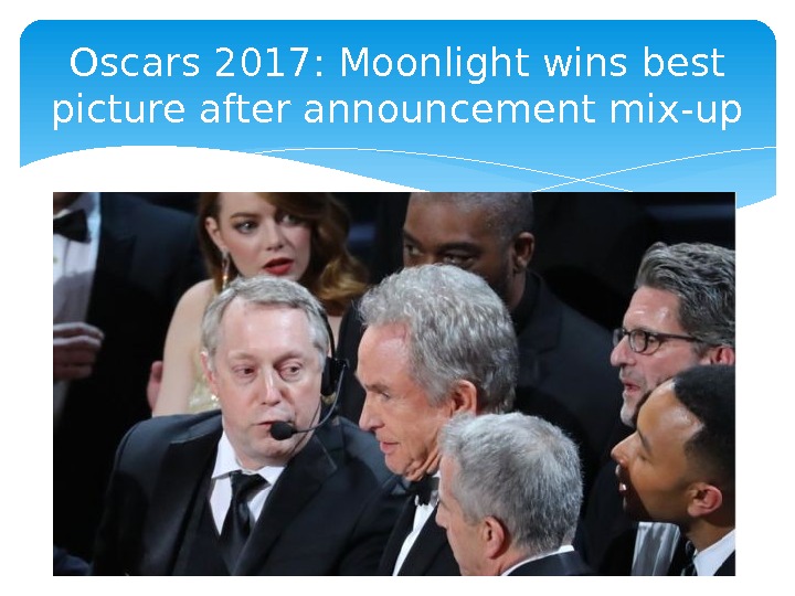 Oscars 2017: Moonlight wins best picture after announcement mix-up  