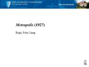 Metropolis 1927 Regi Fritz Lang — Ein