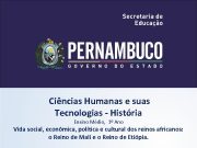 Ciências Humanas e suas Tecnologias — História Ensino