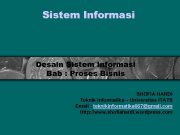 Sistem Informasi Desain Sistem Informasi Bab Proses