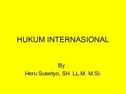 HUKUM INTERNASIONAL By Heru Susetyo SH LL