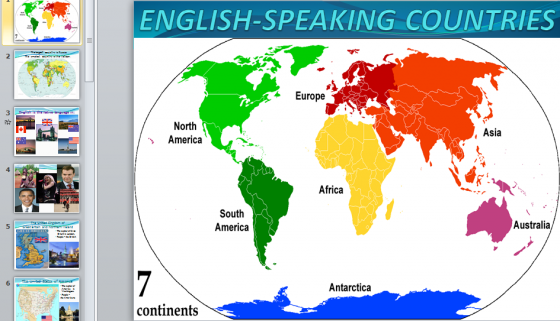 Презентации по английскому языку Countries