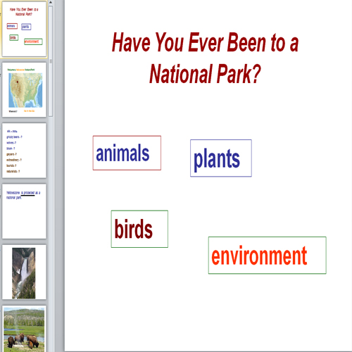 Презентация Национальные Парки США и Великобритании