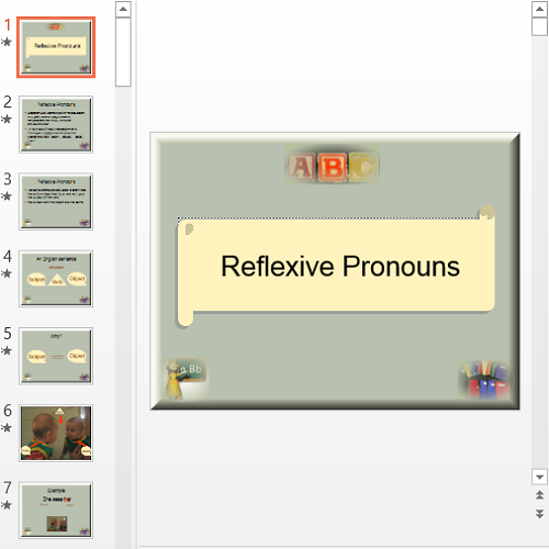 Презентация Reflexive Pronouns