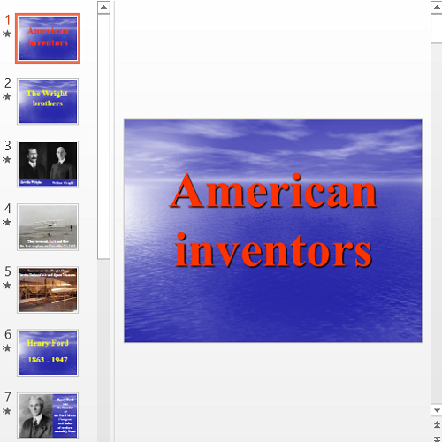 Презентация American inventors