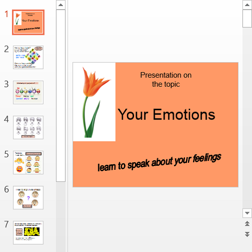 Презентация Your Emotions