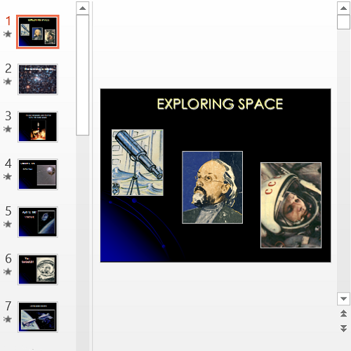 Презентация Exploring space