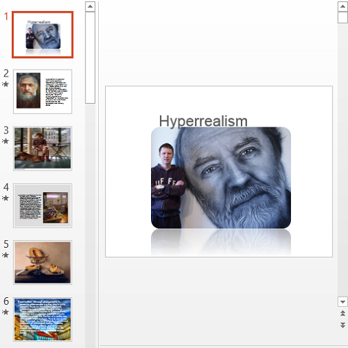 Презентация About Hyperrealism