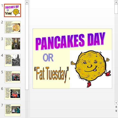 Презентация Pancakes day