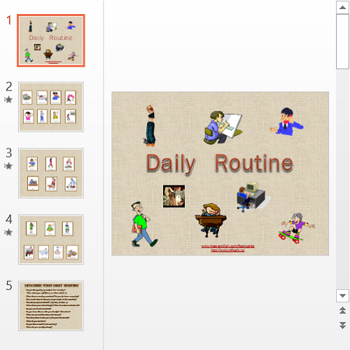 Презентация Daily Routine