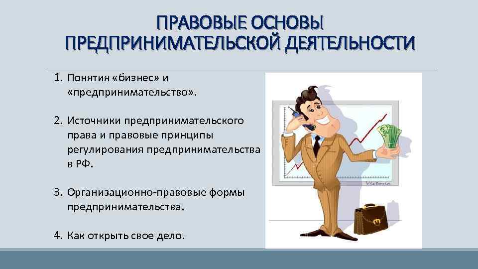 Правовые основы предпринимательской деятельности 11 класс боголюбов презентация